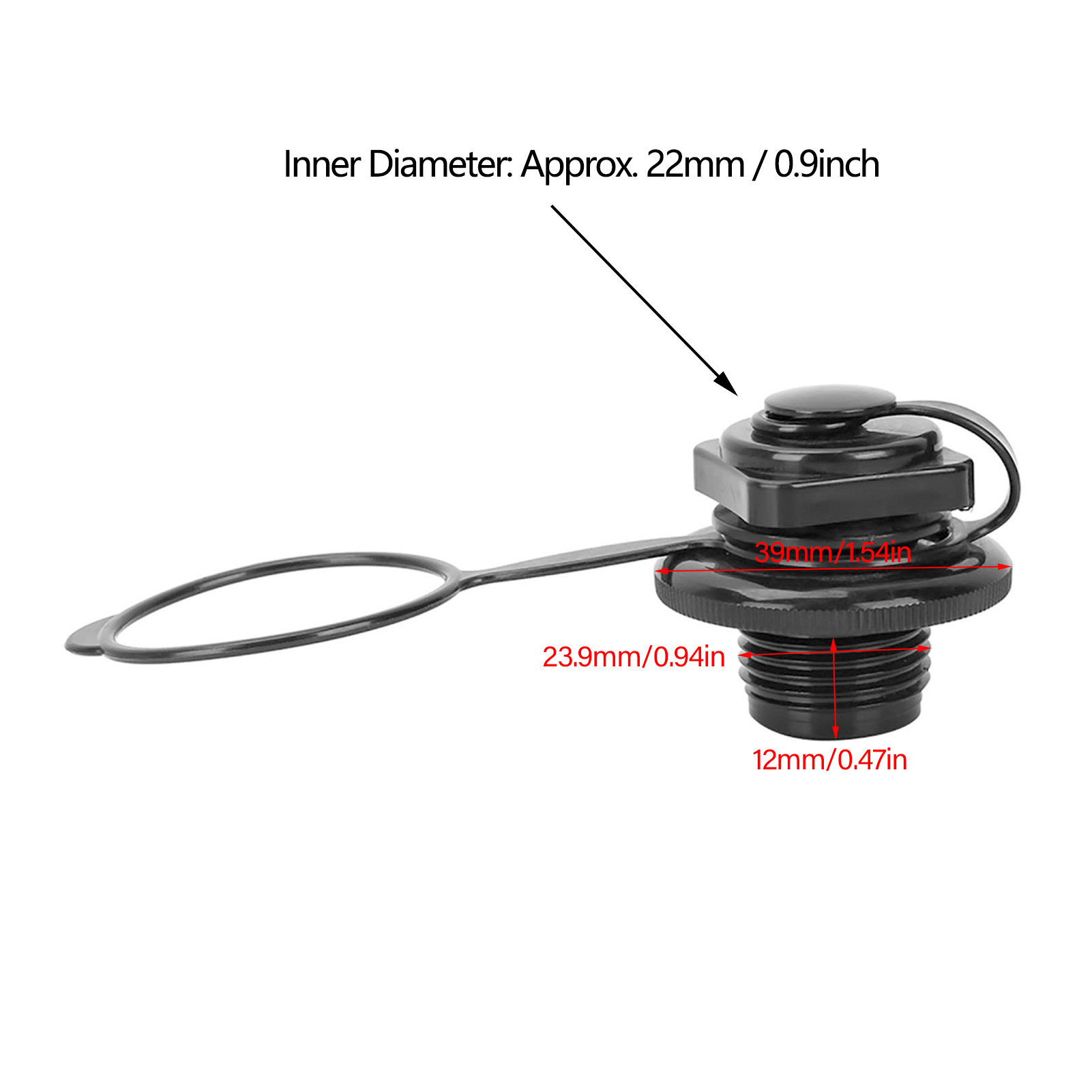 23.9mm Black Plastic Inflatabl - đánh giá và giá Float Ball Valve