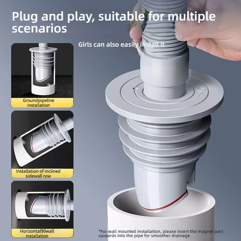 Silicone Bathroom Sewer Seal R - đánh giá và giá Drain Pipe Clip