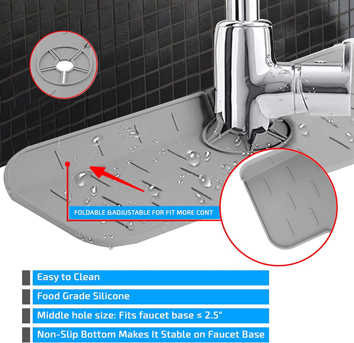 Silicone Faucet Pad for Kitche - đánh giá và giá Silicone Tap Washer