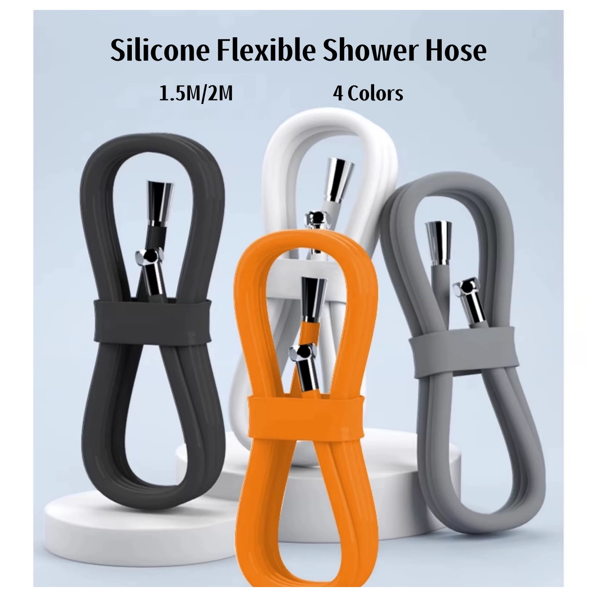 Silicone Flexible Shower Hose  - đánh giá và giá Silicone Tap Washer