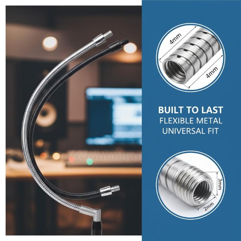 LED M4 Black Silver Microphone - đánh giá và giá Drain Snake Flexible