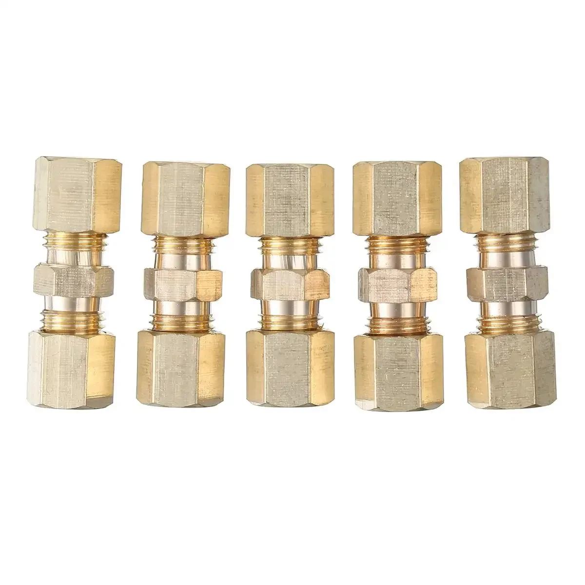 5pcs Brass Brake Line Union Fi - đánh giá và giá Compression Fitting Brass
