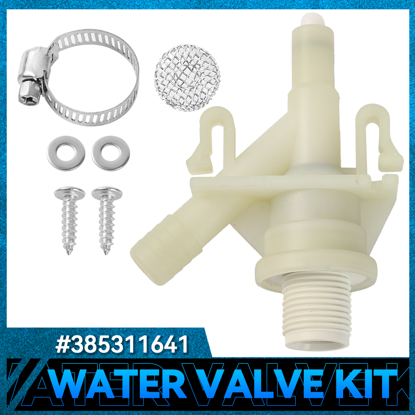 Plastic RV Camper Water Valve  - đánh giá và giá Toilet Fill Valve