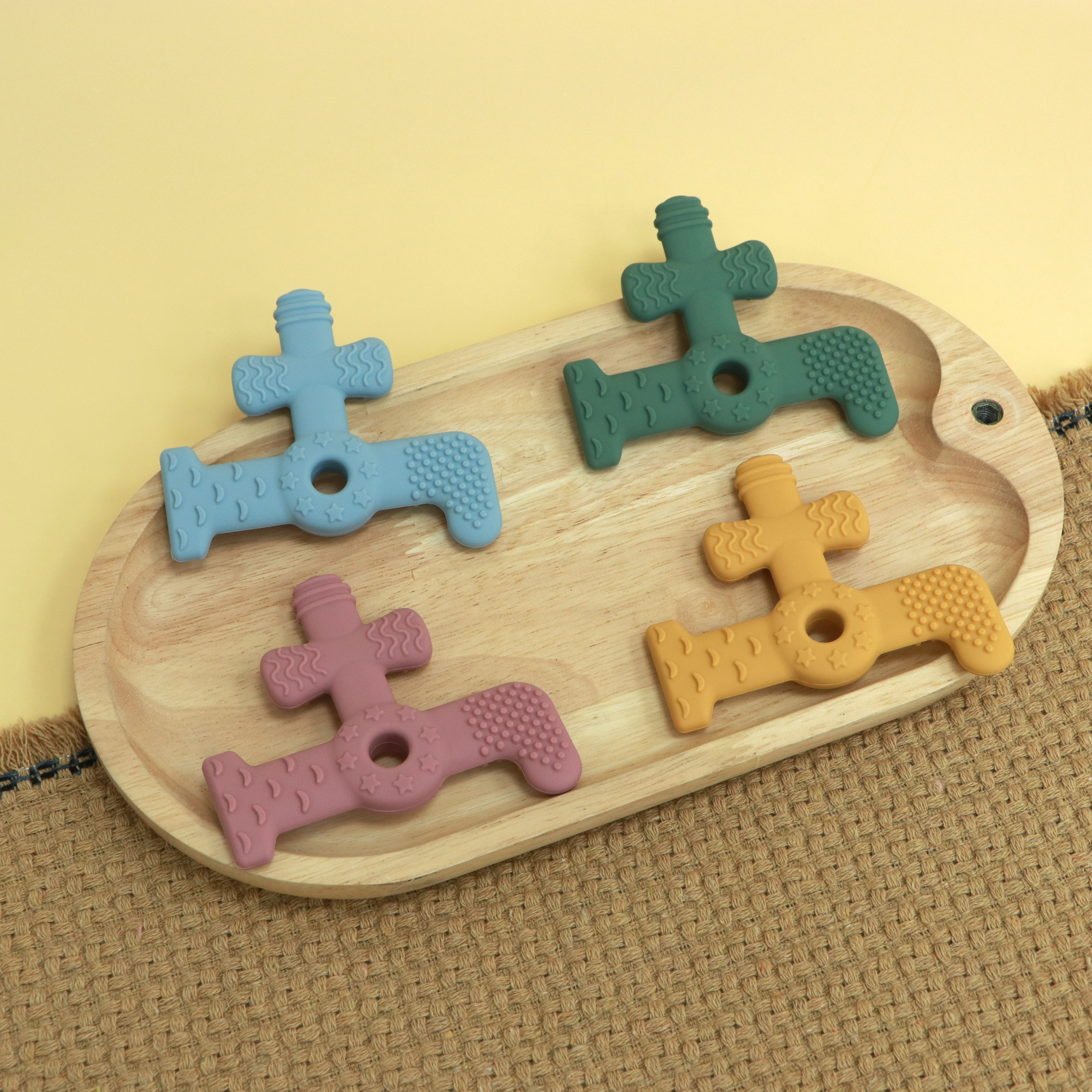 Faucet Shape Silicone Teether  - đánh giá và giá Silicone Tap Washer