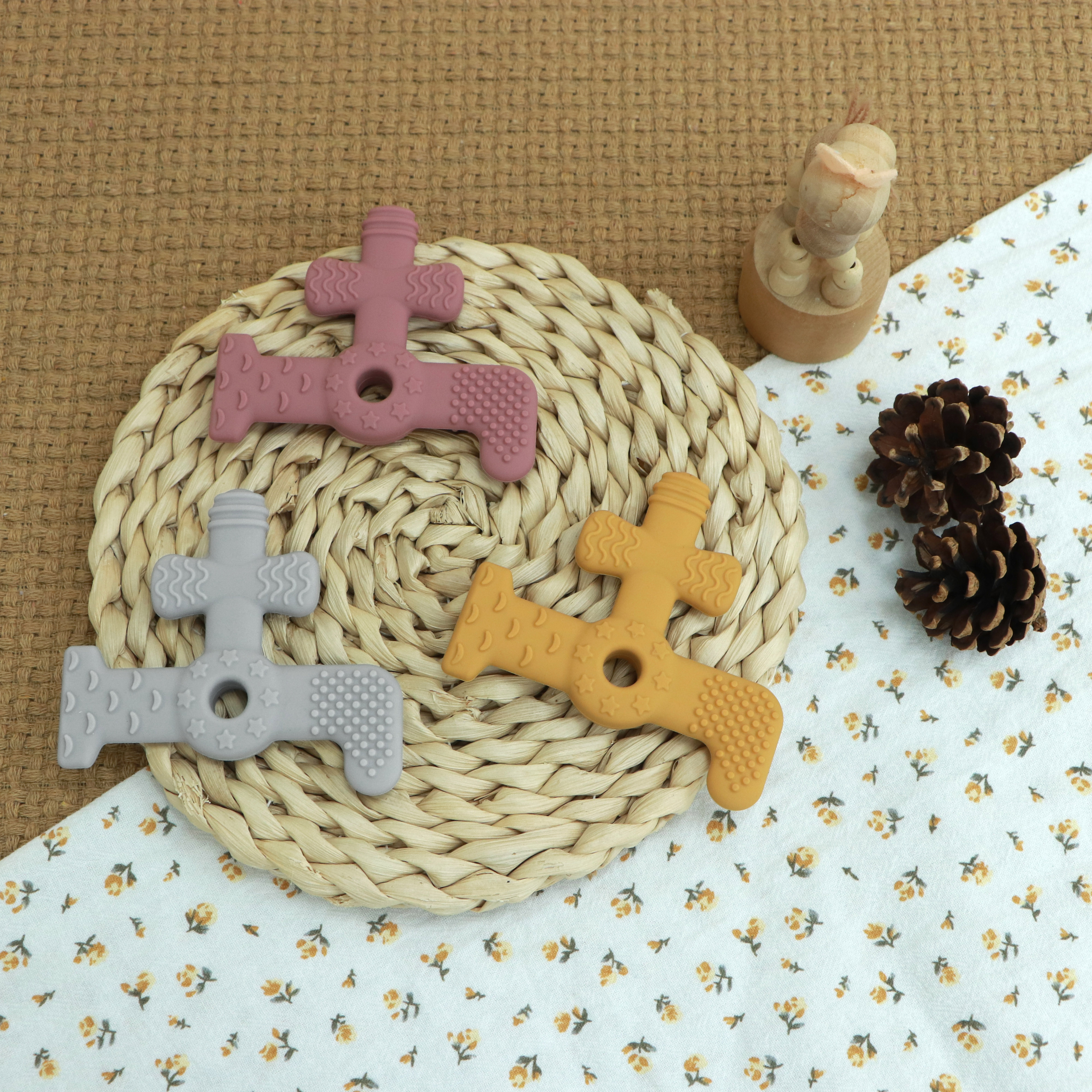 Faucet Shape Silicone Teether  - đánh giá và giá Silicone Tap Washer
