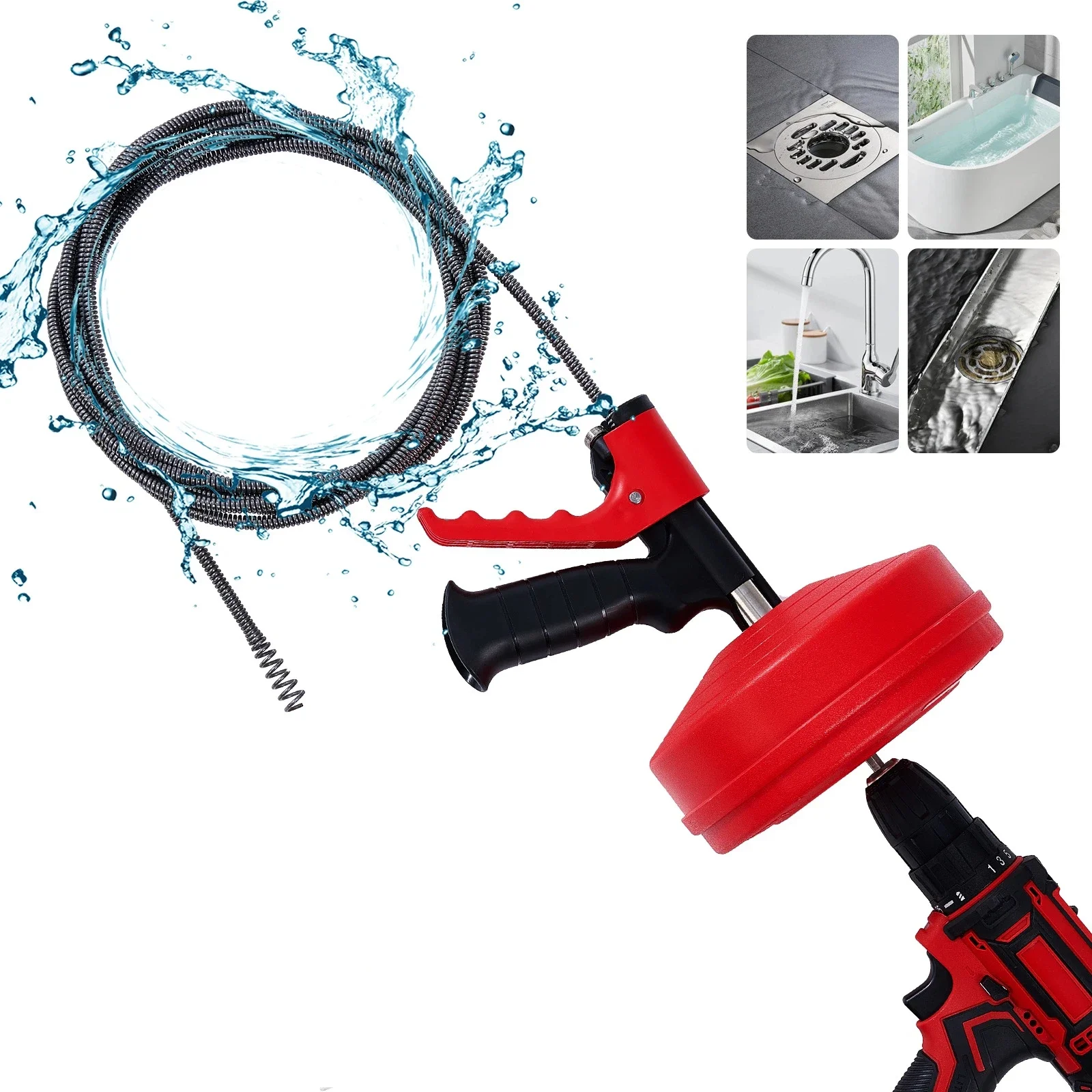 Drain Auger Clog Remover Flexi - đánh giá và giá Drain Snake Flexible