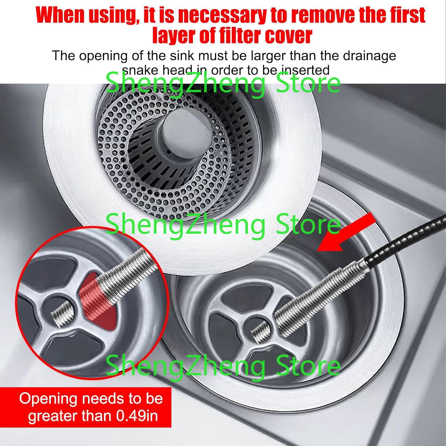 1Pcs Drain Snake Hair Drain Cl - đánh giá và giá Drain Snake Flexible