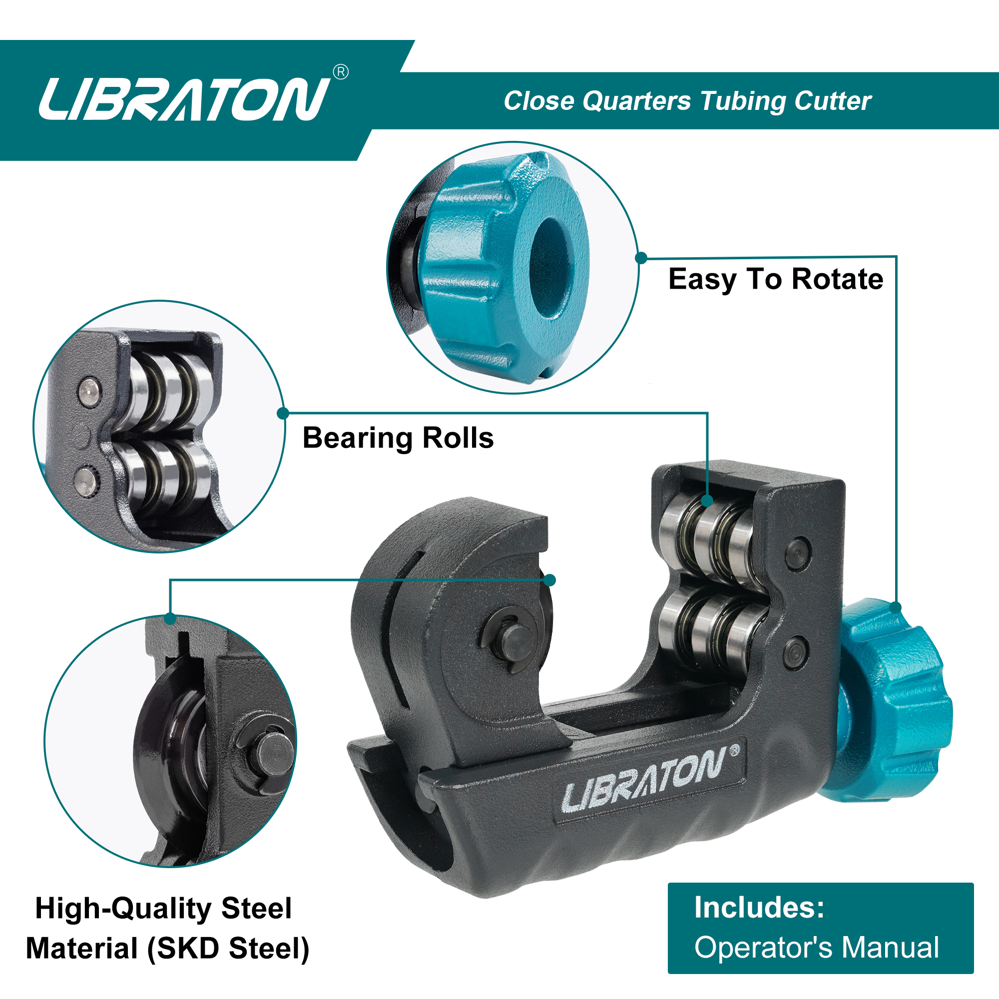 Libraton Tubing Cutter 4mm to  - đánh giá và giá Pipe Cutter Ratchet