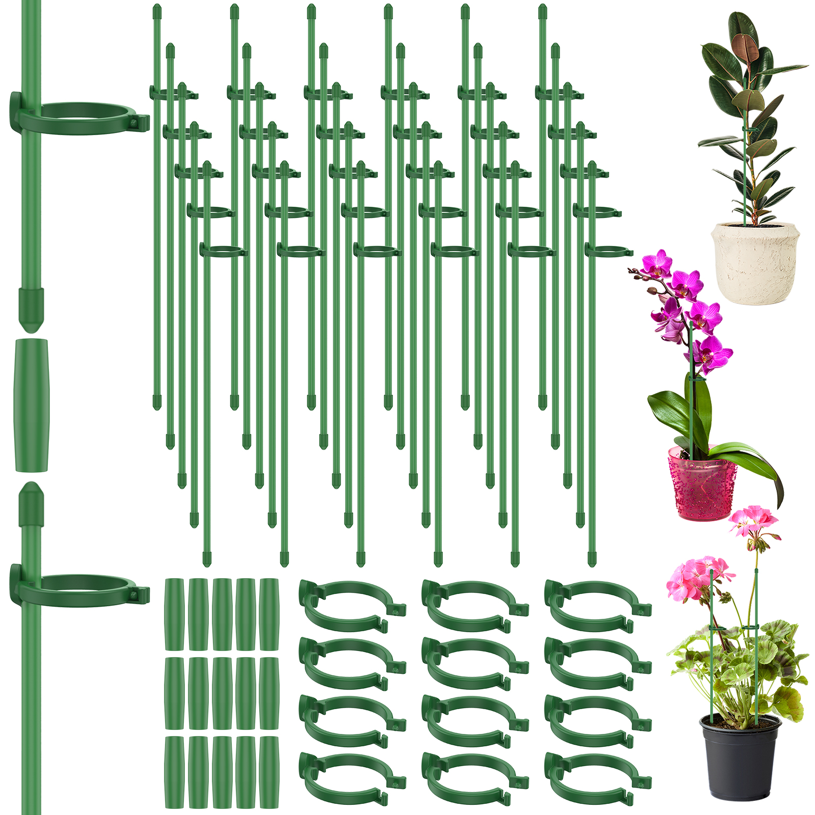 5/30Pcs Adjustable Plant Suppo - đánh giá và giá Plastic Pipe Clip