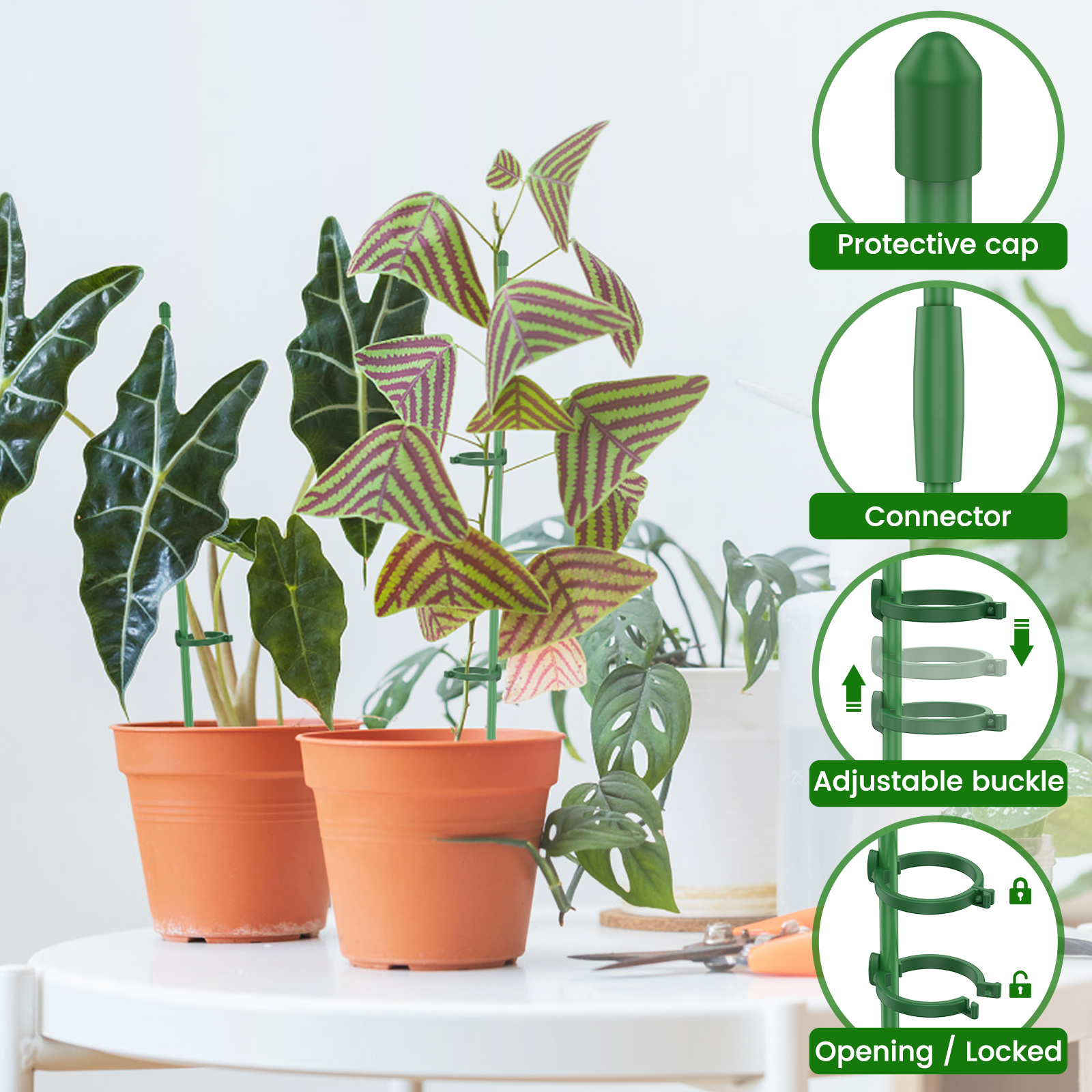 5/30Pcs Adjustable Plant Suppo - đánh giá và giá Plastic Pipe Clip