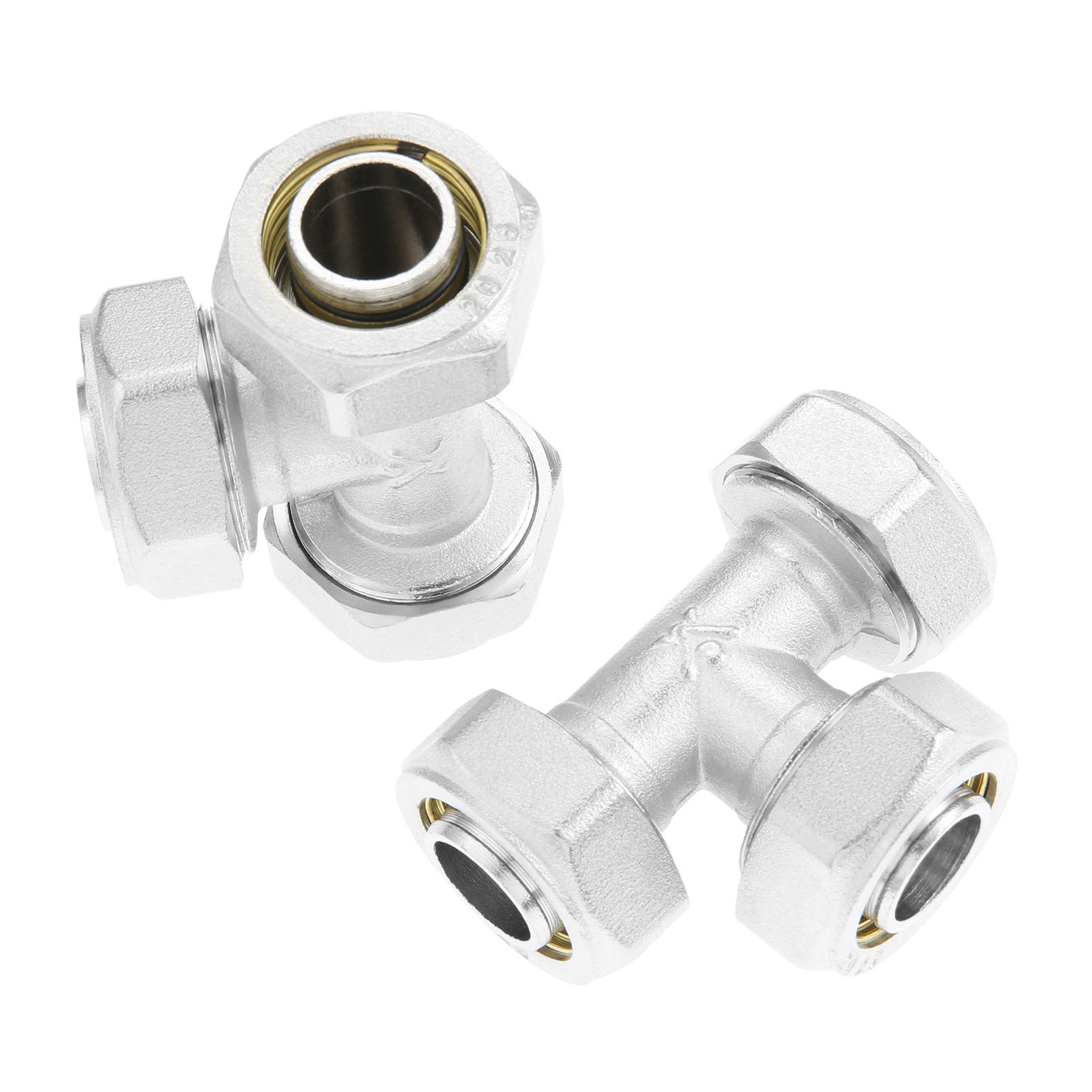 2Pcs 3/4’’ Tee Air Line Fittin - đánh giá và giá Compression Fitting Brass