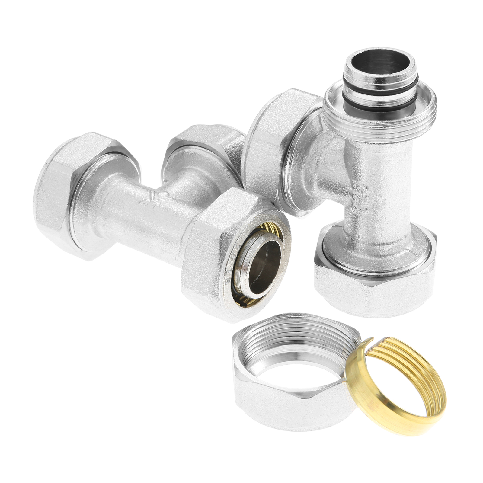 2Pcs 3/4’’ Tee Air Line Fittin - đánh giá và giá Compression Fitting Brass