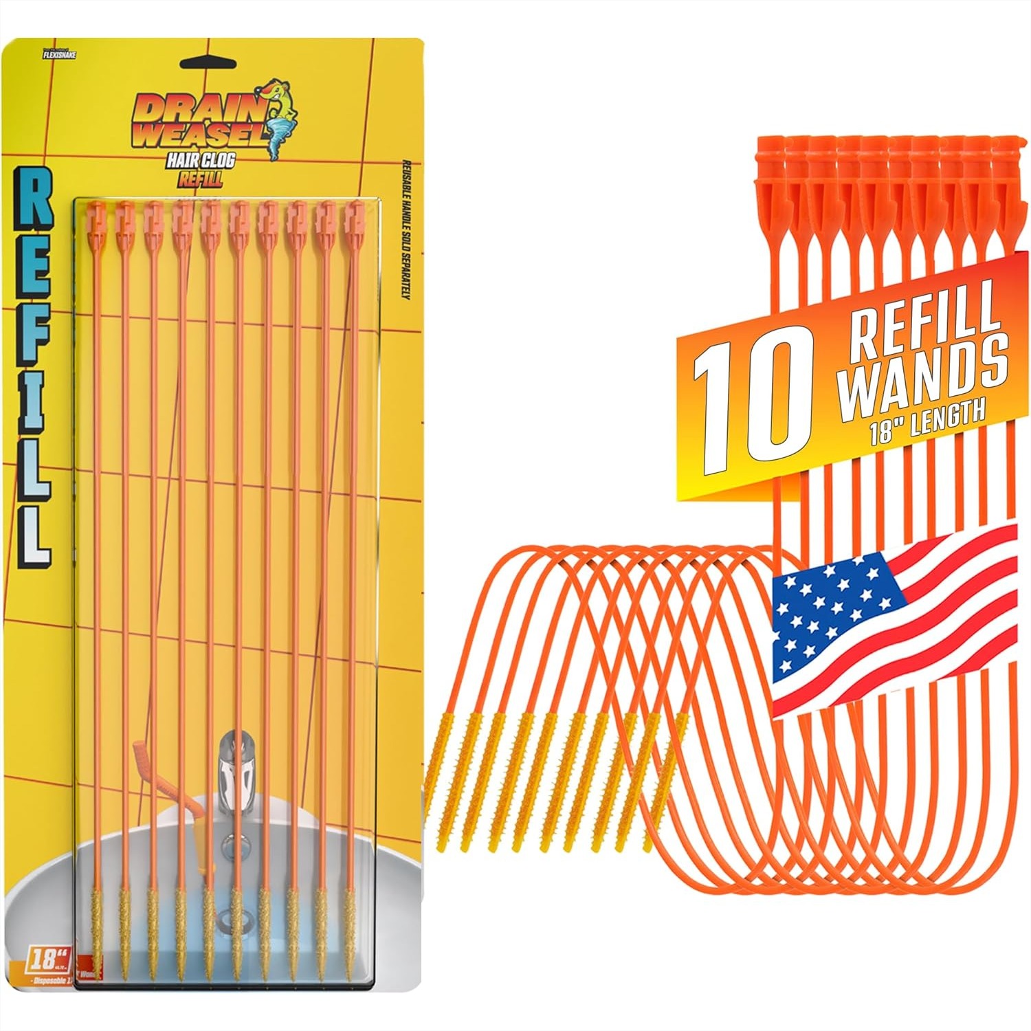 Drain Weasel Refill 10 Pack -  - đánh giá và giá Drain Snake Flexible