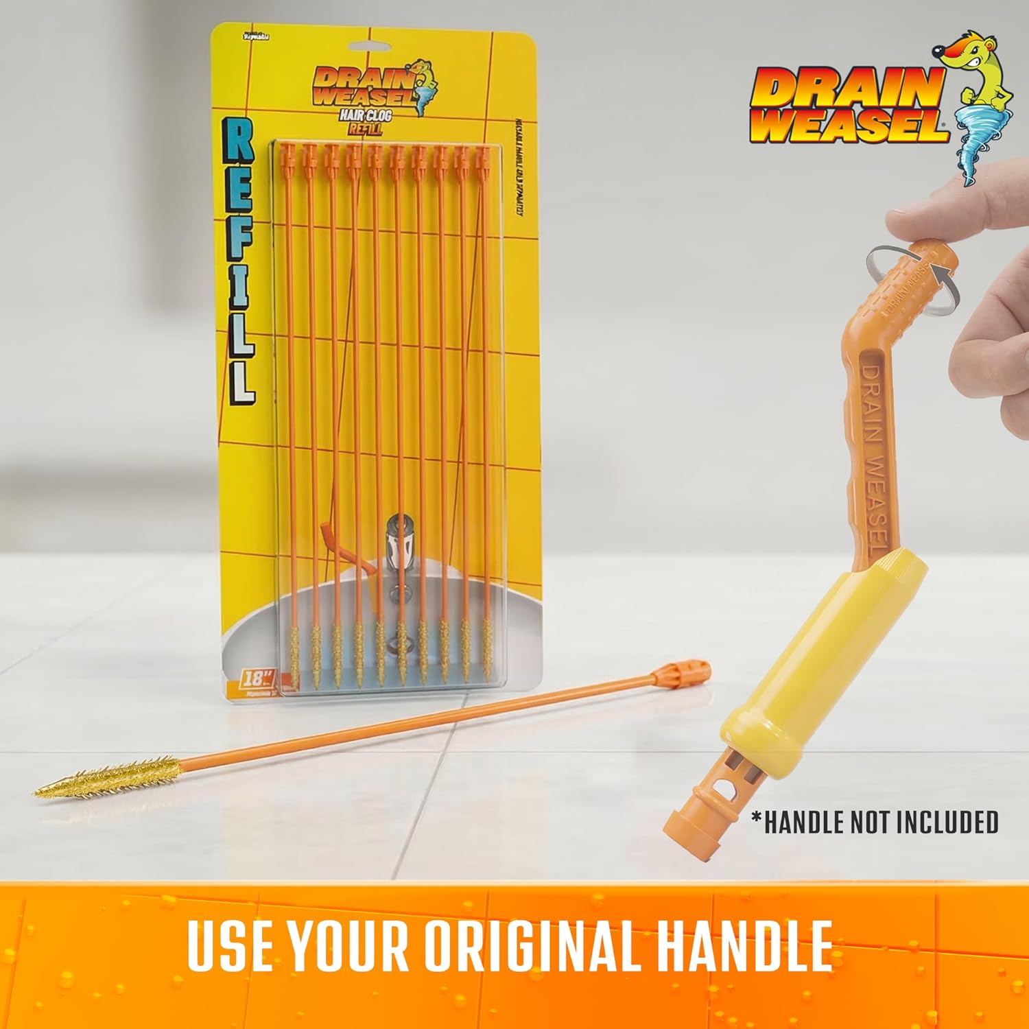Drain Weasel Refill 10 Pack -  - đánh giá và giá Drain Snake Flexible
