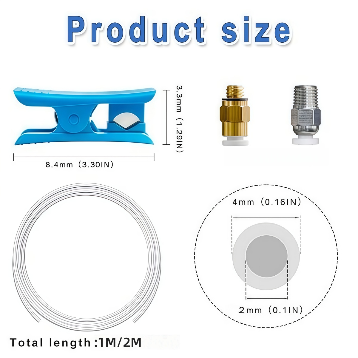Creality 3D Printer PTFE Tube， - đánh giá và giá Ptfe Tape Thread