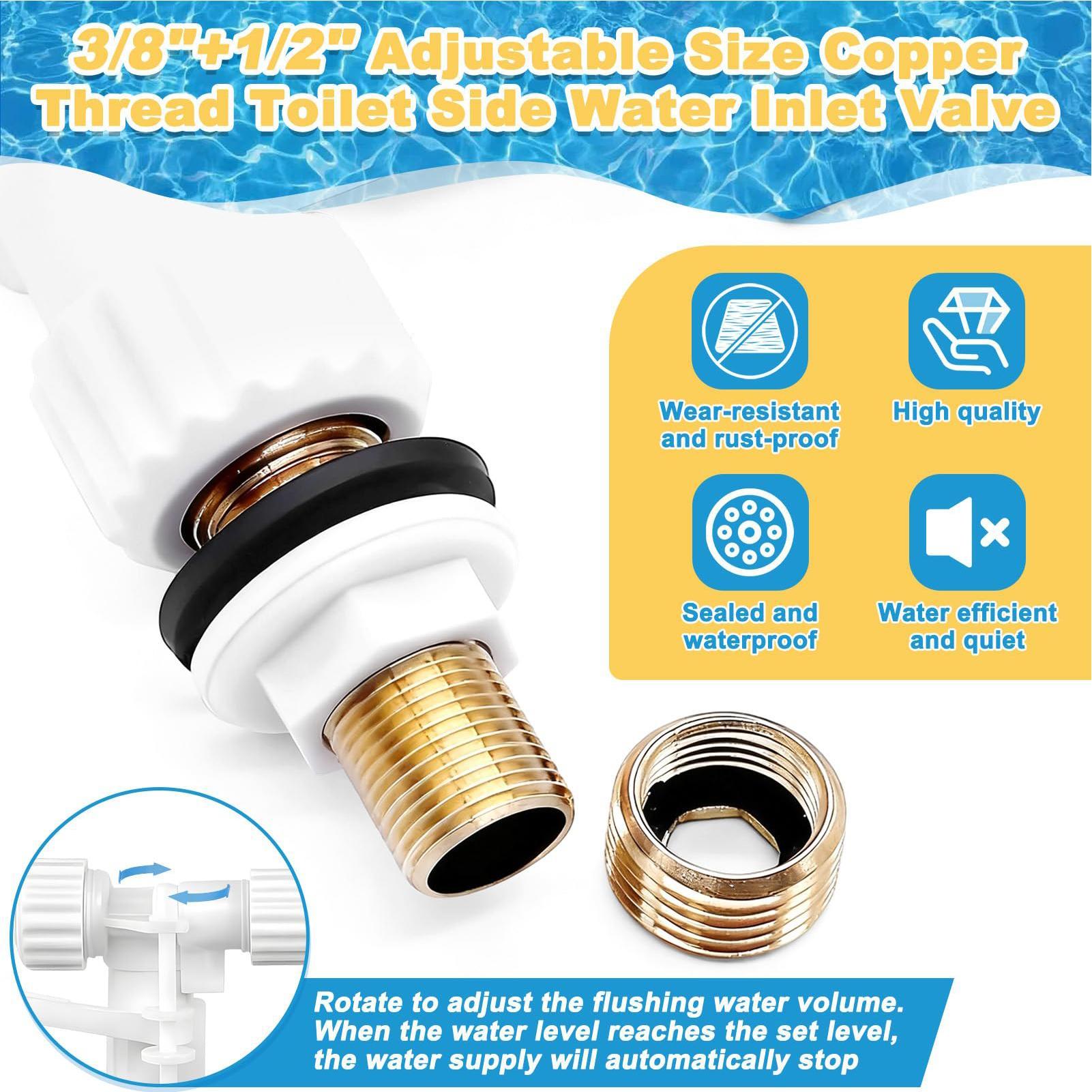 Toilet Fill Valve Brass Connec - đánh giá và giá Toilet Fill Valve