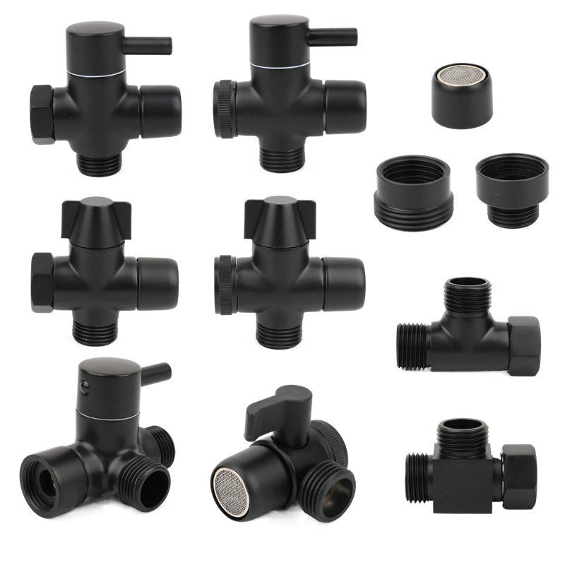 Black Brass Shower Arm Adapter - đánh giá và giá Shower Valve Cartridge