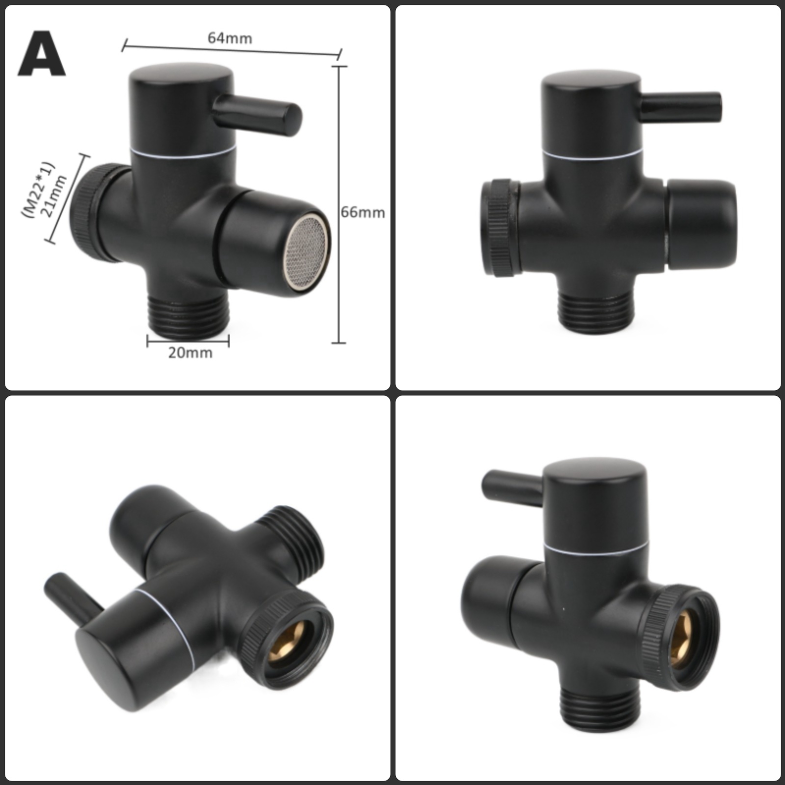 Black Brass Shower Arm Adapter - đánh giá và giá Shower Valve Cartridge