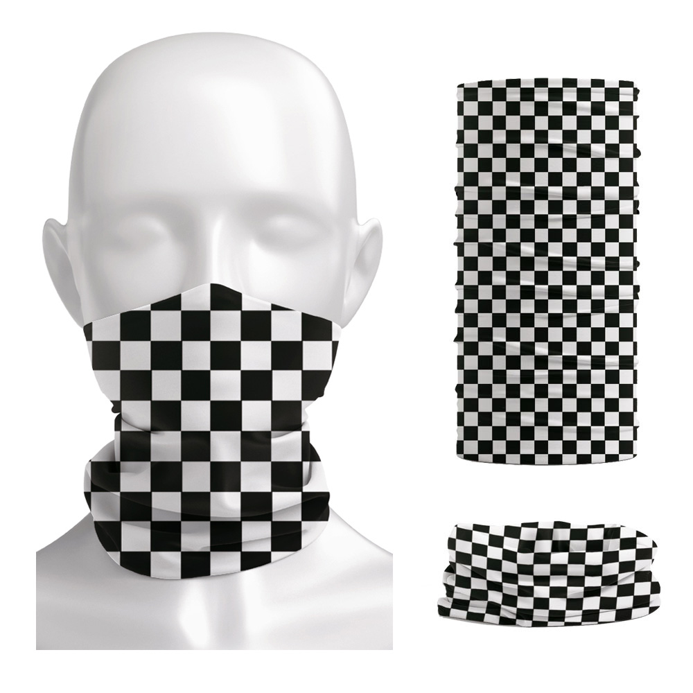 Checkered Ska Printed Headband - đánh giá và giá Pipe Bending Spring